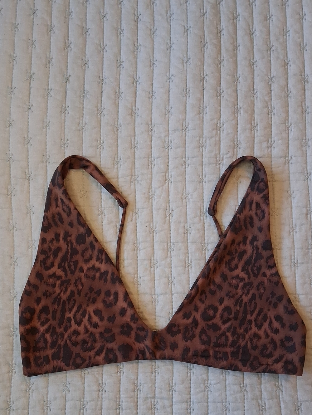 Ark Swimwear Leopard Print Bikini Top